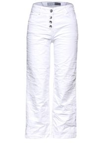 Cecil Loose Fit Culotte Jeans, white