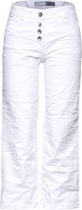 Cecil Loose Fit Culotte Jeans, white