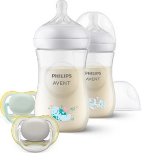 Detské fľaše, štartovacia sada Natural Avent Response, 260 ml+2 cumlíky, morský svet