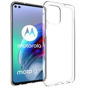 Motorola Moto G100 Hülle - Silikon - Accezz Soft Case,Backcover - Transparent