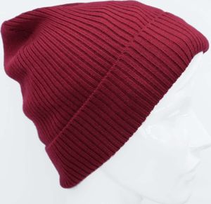 Wintermütze Wollmütze Damen 100% WOLLE Merino, helles merlot rot