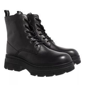 Calvin Klein Chunky Combat Laceup Boot czarny