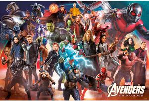 Avengers Endgame - Poster "Line Up" TA9309 (Einheitsgröße) (Bunt)