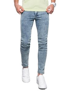 Ombre Clothing Pánské džíny Skinny Fit Thinrin světle modrá XL