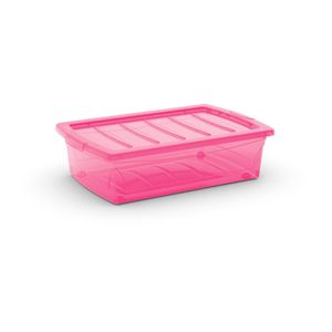 Spinnbox m mit 30l Rädern, rosa