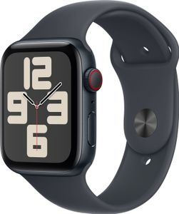 Apple Watch SE GPS+ Cellular 44mm Midnight Aluminium Case with Sport Band