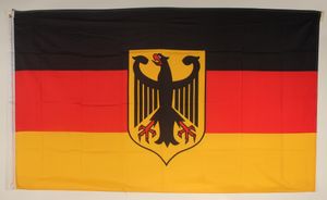 2x Autofahne Deutschland Fahne Flagge Deutschlandfahne Auto 45 x 30 cm  Fanfahne