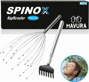 SPINOX masážny strojček na hlavu pavúk + bezplatná škrabka na chrbát [originál]