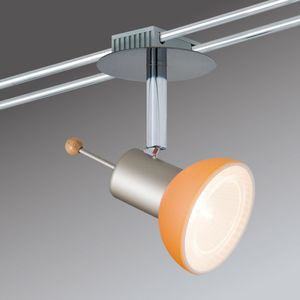 Paulmann Seil- und Schienensystem Lampenschirm Lampshade Sheela max. 20W Orange Glas4574