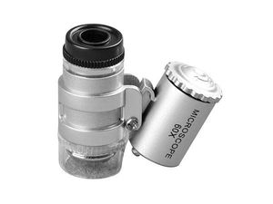 Verk 09068 Vreckový mikroskop s LED osvetlením 60x ZOOM