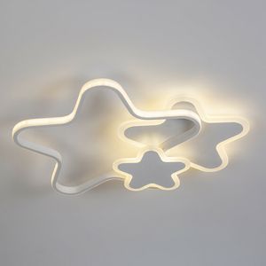 52cm Modern LED Deckenleuchte Acryl Stern Deckenlampe Kinderzimmer Beleuchtung Licht 220V Kinderzimmerlampe Dimmbar für Kinder