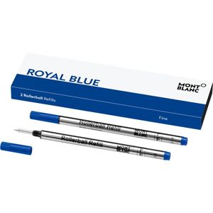 MONTBLANC ROLLERBALL REFILLS Mod. 128233 Royal Blue - FINE
