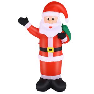 Aufblasbarer Weihnachtsmann 150 cm mit LED Licht