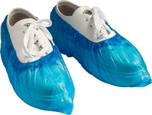 CPE-Überschuhe, blau 16 x 41cm, Inhalt:100 Stück
