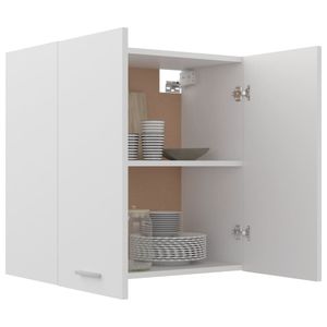 HOMMIE Hängeschrank Aufbewahrungsschrank Für Küche Weiß 60x31x60 cm Spanplatte