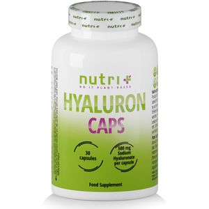 Hyaluronsäure Kapseln - 500mg Natriumhyaluronat - Hyaluron Caps - Anti-Aging, Haut, Gelenke