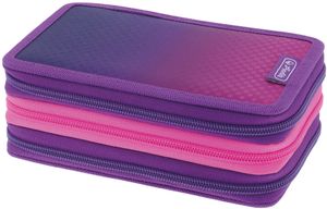herlitz Schüleretui TriCase "Dip Dye Pink" 31-teilig pink/purple