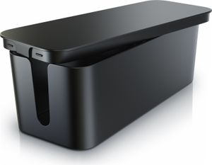 Bearware Kabelbox, Kabel Box mit Gummifüßen - Kabelmanagement / dezente Optik / Ladebox