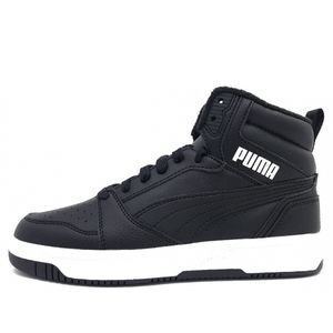 Puma Rebound V6 Sportschuhe Kinder Sneaker Sneaker high Schwarz Freizeit, Schuhgröße:EUR 39 | UK 6