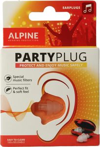 Alpine PartyPlug Transparent Transparent Ohrstöpsel