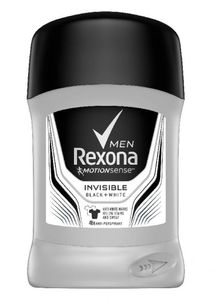 Rexona Men Invisible Black + White Antyperspirant w sztyfcie, 50 ml