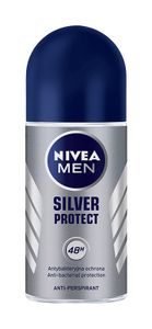 Nivea Men Silver Protect Antiperspirant v kulce 50ml - Účinná ochrana proti pocení a nepříjemnému zápachu, dlouhotrvající svěží pocit.