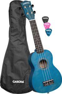 Soprano Ukulele Linden Blue (incl. Bag unpadded, 3 Picks)