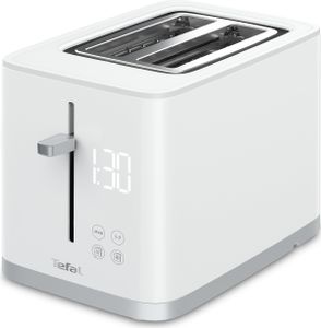 Tefal Toaster Sense, 7 Bräunungsstufen; Digitaldisplay; Countdown; Aufwärmen; Auftauen: Krümelschublade; Stopp-Taste; Touch-Tasten; TT6931
