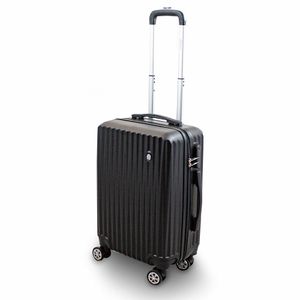 Barut Trolley Hartschalen Koffer Hartschalenkoffer Hardcase Größe M - Modell General (Schwarz) MS-17244