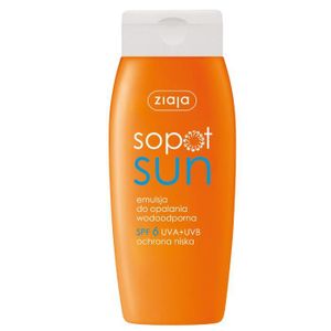 Ziaja Sopot Sun, emulsja do opalania SPF6, 150ml - Długi termin ważności!