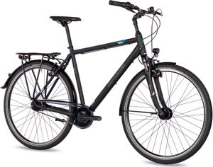 Airtracks Herren City Fahrrad 28 Zoll CI.2820 Shimano Nexus 7 Schwarz Matt 56cm für Körpergröße 175-185cm