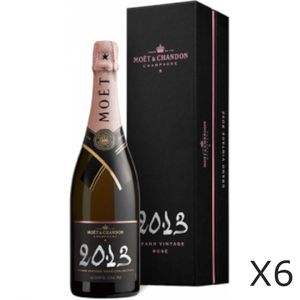Champagne Moet & Chandon - Grand Vintage 2013 Rose x6 - Sous Žtui 75cl