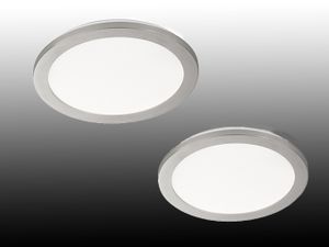 LED Innenleuchten 2er SET fürs Badezimmer, runde IP44 Deckenlampen, dimmbar,matt