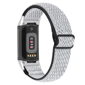Fitbit Charge 5 Armband Nylon Grau / Schwarz
