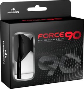 Mission Force 90 Black NO2 - Dart Flights