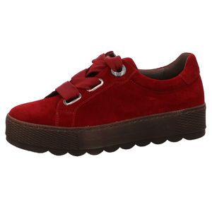 Gabor Comfort Damen Sneaker in Rot, Größe 8