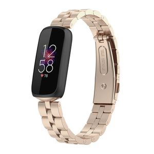 Strap-it Fitbit Luxe Stahlband (ChampagnerGold)