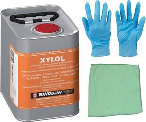 Xylol Reinigungs-, Verdünnungs- & Lösungsmittel entfernt Fette und Wachs (Parafin) zuverlässig und sehr schnell inkl. Microfasertuch von E-Com24 (2,5