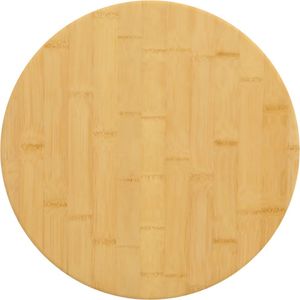 vidaXL Tischplatte Ø40x2,5 cm Bambus - Tischplatte - Tischplatten - Ersatztischplatte - Esstischplatte