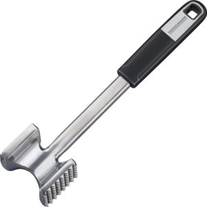 Fackelmann Fleischklopfer 26 cm SENSE, Funktionsteil aus Aluminium und zwei verschiedenen Klopfflächen, Fleischhammer mit rutschfestem Soft-Touch-Griff (Farbe: Silber/Schwarz) Fackelmann Fleischklopfer 26 cm SENSE, Funktionsteil aus Aluminium und zwei verschiedenen Klopfflächen, Fleischhammer mit rutschfestem Soft-Touch-Griff (Farbe: Silber/Schwarz)