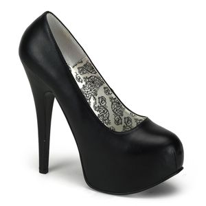 TEEZE-06 Damen Pumps von Bordello, Schwarz , EU 38, US 8 TEEZE-06 Damen Pumps von Bordello, Schwarz , EU 38, US 8