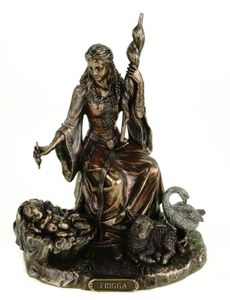 Edle Freya  nordische Göttin der Liebe Figur Skulptur Deko Dekoration Odin 