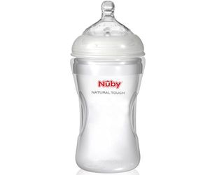 Nuby Babyflasche Natural Touch 300ml Antikolisches System BPA-frei