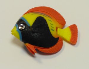 Wassersäulen Zubehör Fisch orange/gelb/schwarz -#3604