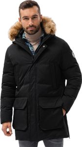 Ombre Clothing Pánská zimní bunda Pelicula V3 černá XL