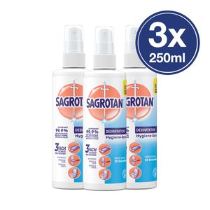 Sagrotan Hygiene Pumpspray 3er Pack (3 x 250 ml)