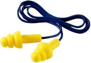 3M Gehörschutzstöpsel Ultrafit mit Band Kissenpackung EAR 50Paar / VE - UF01000
