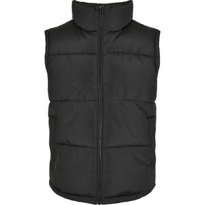 Pánská vesta Urban Classics Block Puffer Vest black/black - XL