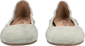 Donna Carolina Ballerina CLARA BASIC, Rauleder, Grün, Damen