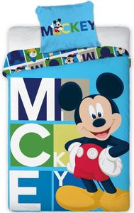 Poszwa na kołdrę Disney Mickey Mouse Blocks - 140 x 200 cm - Poliester